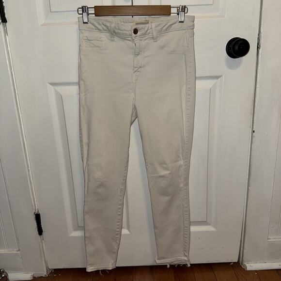 L’Agence Women’s White Margot Skinny Jeans Size 30 Stretch High Rise - Picture 1 of 9